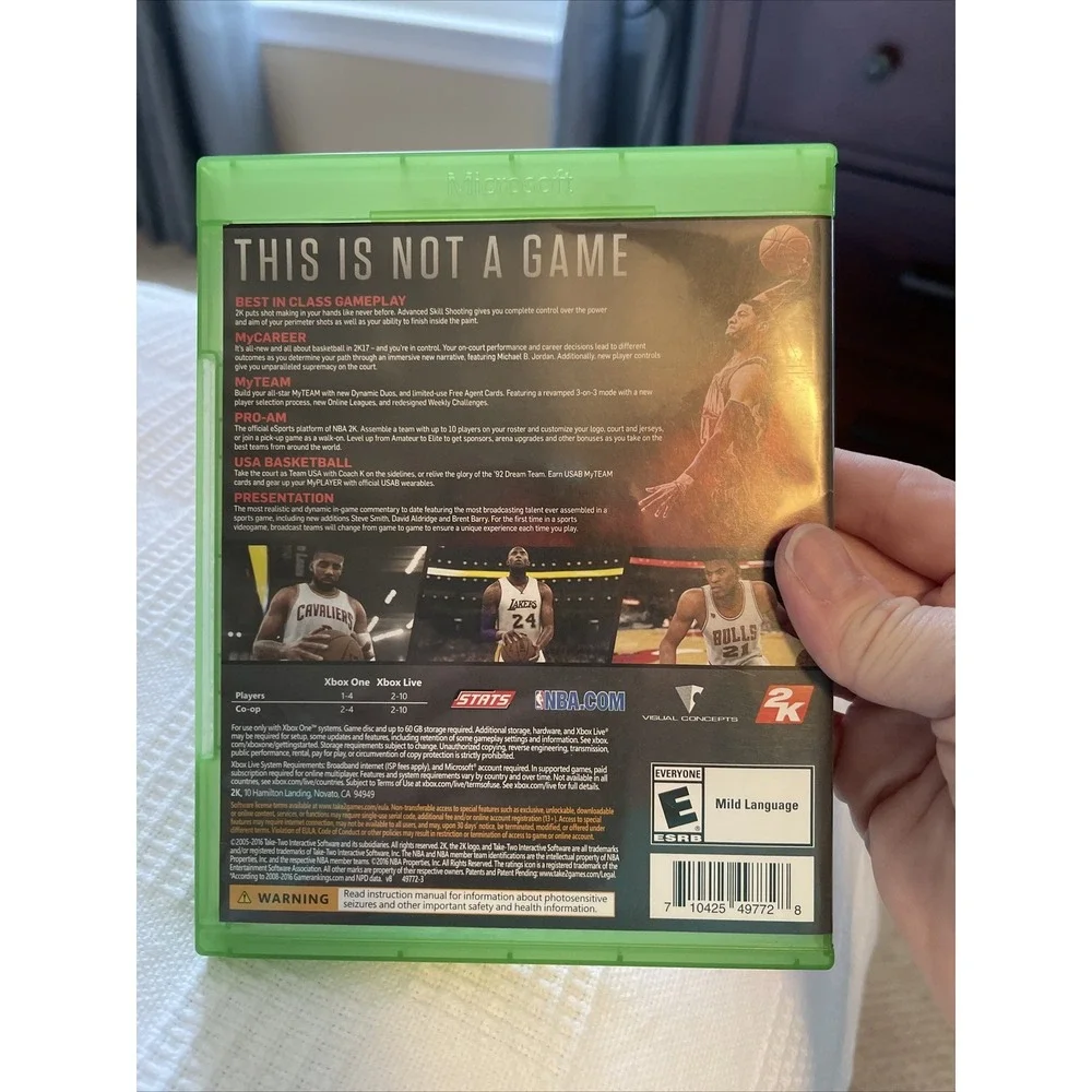 Paul George NBA 2K17 (Microsoft Xbox One, 2016) Game (Drew)